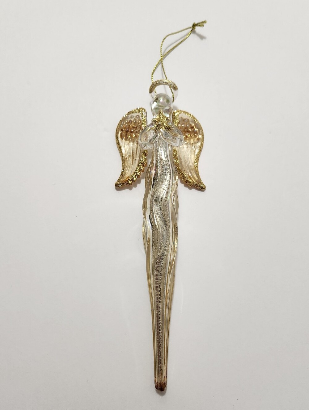 Gold Angel Ornament- Wings & Crown